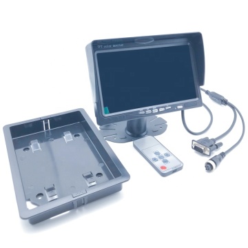 4P Head Aviation dengan VGA Interface Monitor Layar IPS 7-Inch untuk Pencitraan Terbalik Kendaraan dan Perlindungan Keamanan