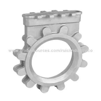 High quality CNC machining part cast iron butterfly valve body