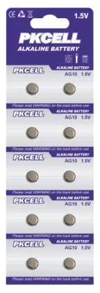 alkaline button battery