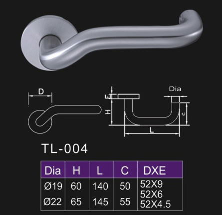 Simple Style Hollow Lever Handle