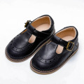 Wholesale Black Leather Kids Dress Shoes