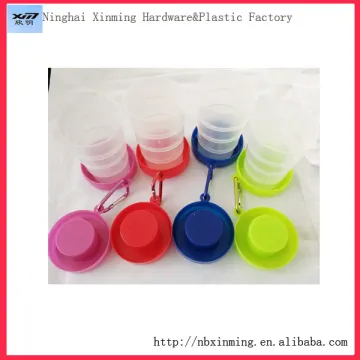 Retractable plastic cup