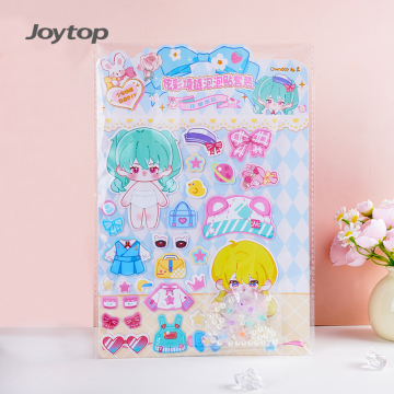 Joytop 500591 Wholesale Floral Letters Necklace Sticker Set