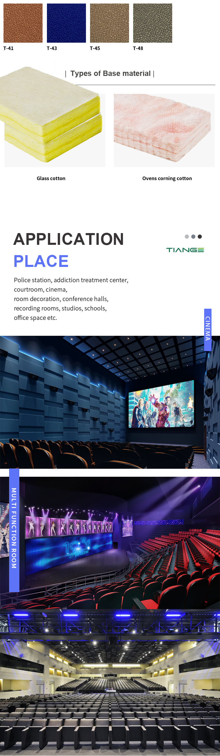 7Fabric acoustic panel