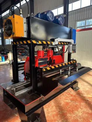 A flat bridge punching machine