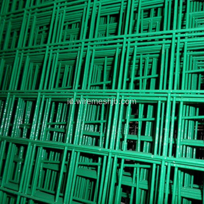 Warna Kuning PVC Dilapisi Dilas Wire Mesh Panel