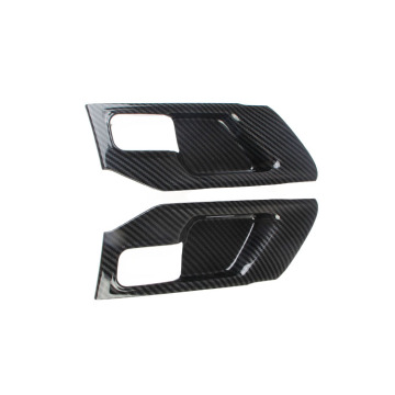 ABS Carbon Fiber Interior Door Handle Cover Trim for Dodge Ram 1500 2019+