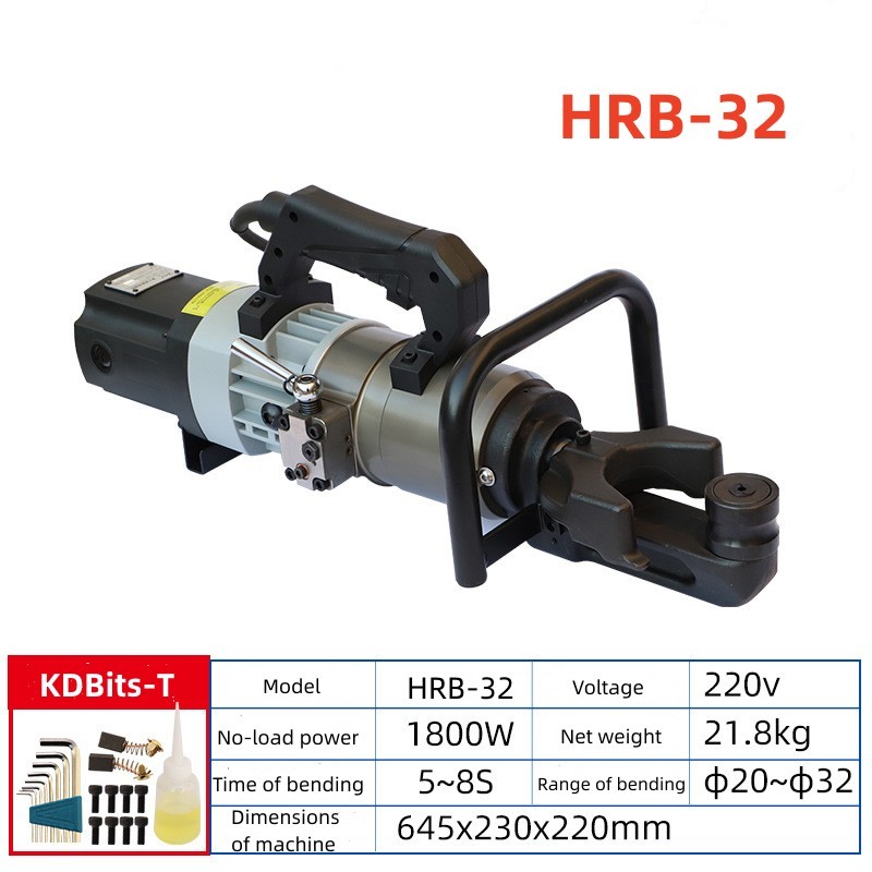 POWER 900W Electric Rebar Bender 5/8Inch 16mm Hydraulic Hand Held Bar Bender Machine - Super Promotion