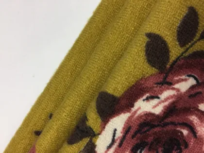 Polyester Hacci Brushed Print Fabric