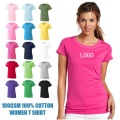 Rosa Söt Ladies T-shirt Anpassning