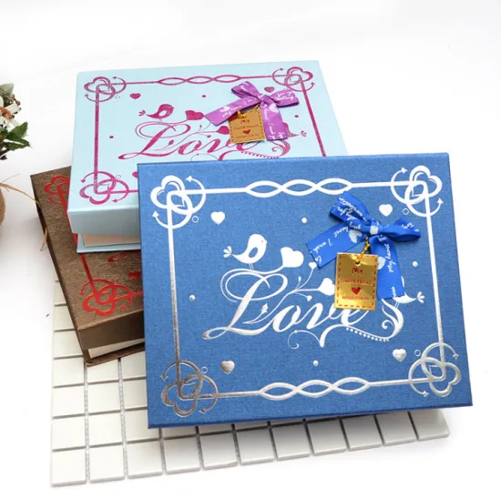 Magnetic closure chocolate gift box