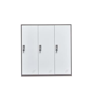 3 Door Closet Wardrobe Storage File Cabinet