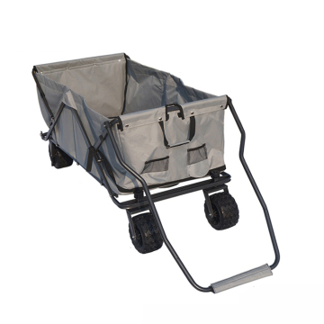 Foldable Multi-Purpose Pet Carrier Cart for Outdoor Camping and Beach Picnics