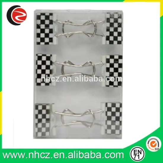 32MM Zebra Printing metal Binder Clips