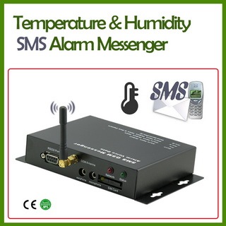 Temperature Humidity data logger with SMS Alarm Messenger