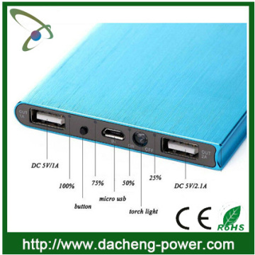 Factory price portable mobile phone charger 12000mAH with CE ROHS Certification