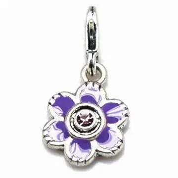 Thomas Sabo Charm with Rhodium Plating, Made of Alloy