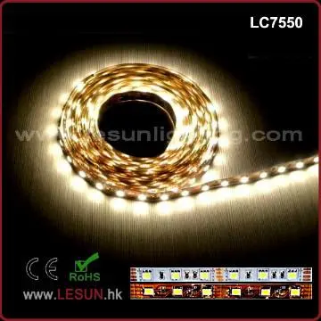Good light efficiency 5050SMD led flexiable strip lights LC7550