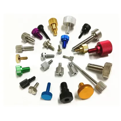 High Quality Anodized Colored Aluminum Thumb Screws in All Colors