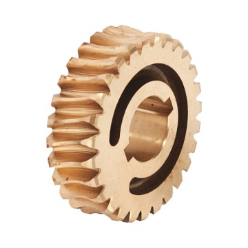 Custom OEM CNC Precision Machined Worm Gear Wheel Set with Brass, Bronze, and Steel Shafts
