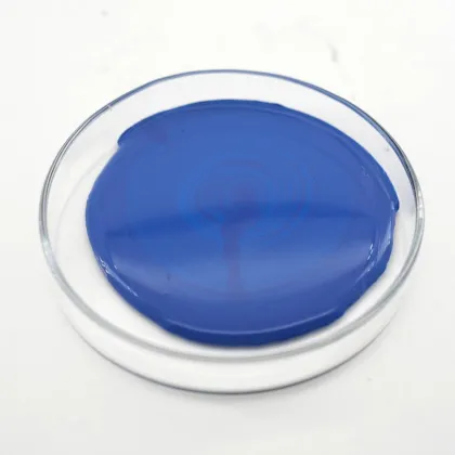 Blue epoxy floor paint