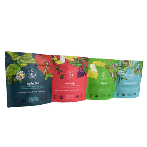 Sustainable Tea Pack Bio Loose Leaf Tea Pouch