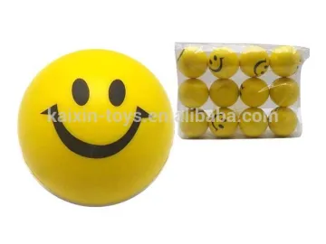 hot sale soft pu smiley ball with 7CM