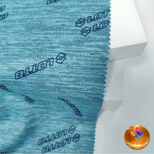 Tecido hacci de impressão digital suave para blusas da moda