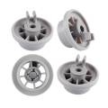 165314 plastic dishwasher rack roller wheel dishwasher parts para sa whirlpool