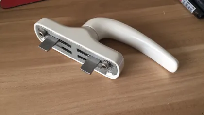 strong hardware white aluminum alloy door handle