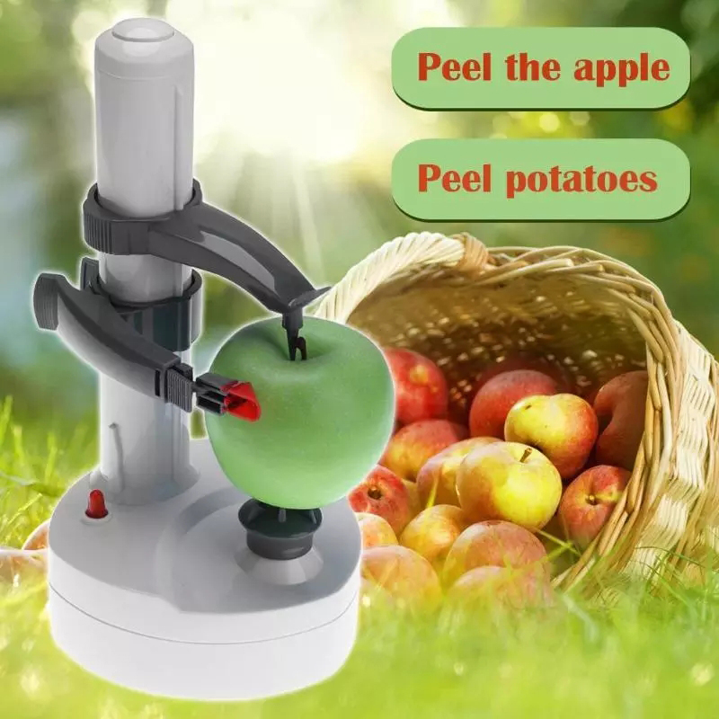 Kitchen Potato Cutter Machine Multifunction Electric Peeler For Fruit Vegetables Automatic Stainless Steel Apple Peeler