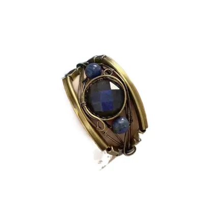 2024 New Natural Lapis Lazuli Pendant Bracelet for Throat Chakra