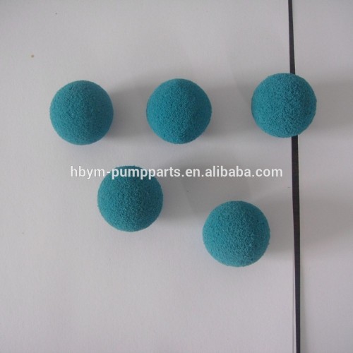 Concrete pump brass standard rubber cleaning ball HBYM