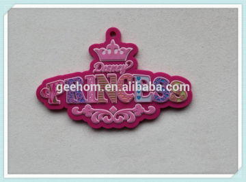 custom pvc rubber patch for kids clothes/children school bag