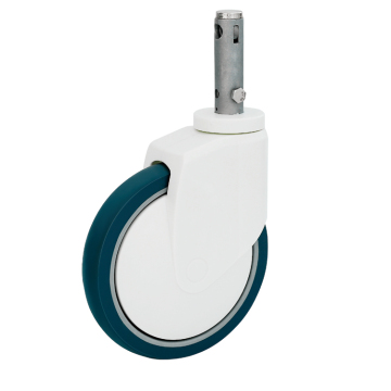 200mm single piece center control caster