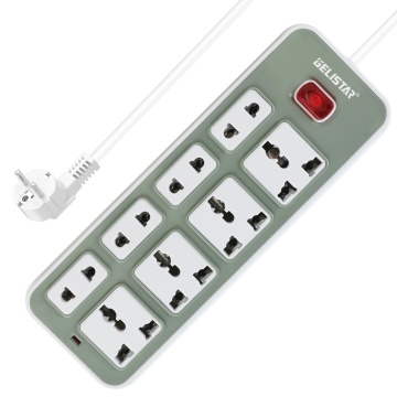 Hot Sale Multi Extension Universal Power Strip 8-Way Socket