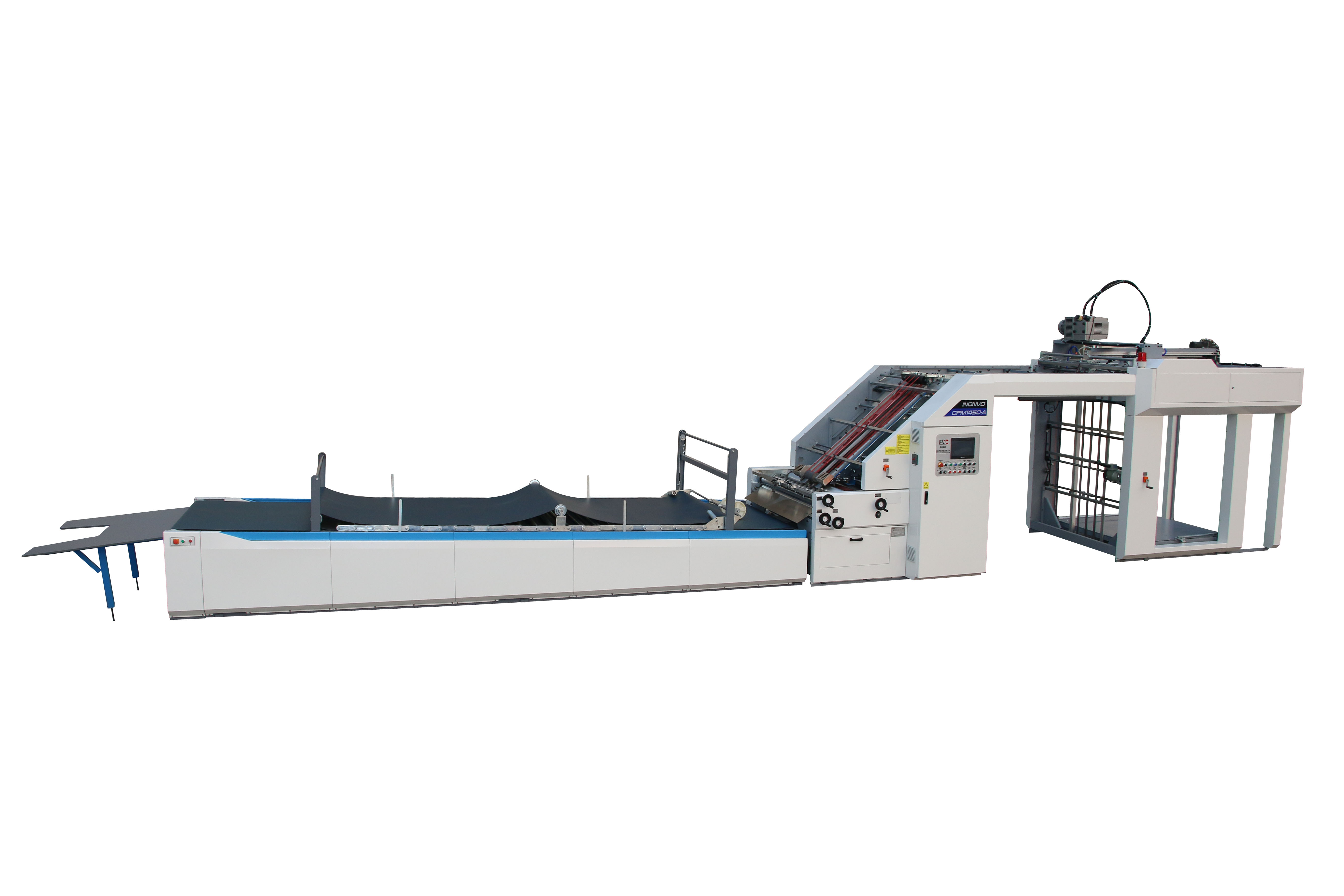 Automatic high speed corrugated cardboard flute laminating machine