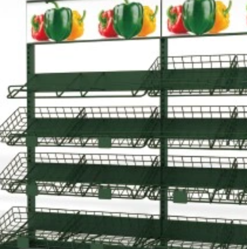 Scaffale per frutta e verdura OEM per supermercato