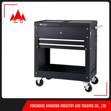 wholesale trolley push cart metal tool cabinet