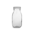 Clear 200 ml Glasmilchflasche mit Plastikkappe