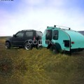 extendable caravan 4x4 travel trailer camping van caravan