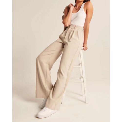 Soft wide leg women's pants
