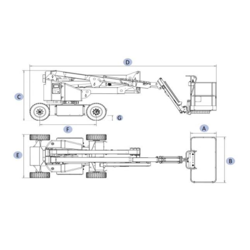 Эффективное решение для подъема электрической шарнирной стрелы длиной 16 м