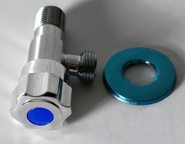 High Quality Chromed Angle Valve Bathroom Faucet Accessories 304 Stainless Steel Valves