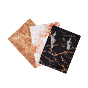 Glossy 4*8 Decorazione a parete flessibile 3 mm foglio di marmo