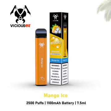 Disposable Vape Pen 2500 Puffs Vicious