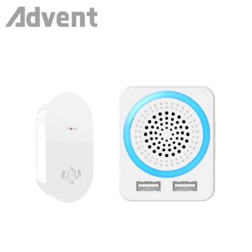 带 2 个 USB 端口的无绳门铃套件