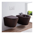European Luxury Ceramic Bathroom Suites: Modern Wall Hung WC, Bidet & Toilet Sets