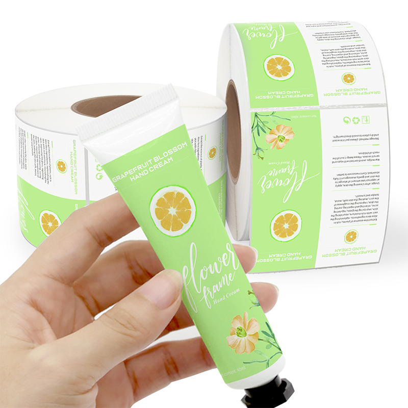 Custom Printing Cosmetic Ingredient Logo Sticker Labels