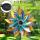 Solar Wind Spinner with Metal Garden Stake